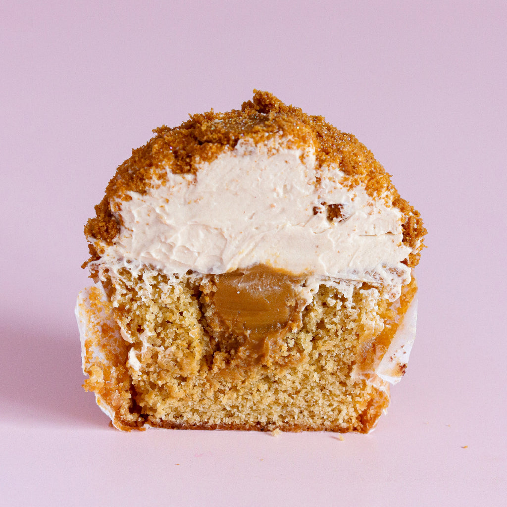 Biscoff Crumble Cupcake
