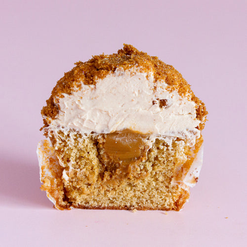 Biscoff Crumble Cupcake