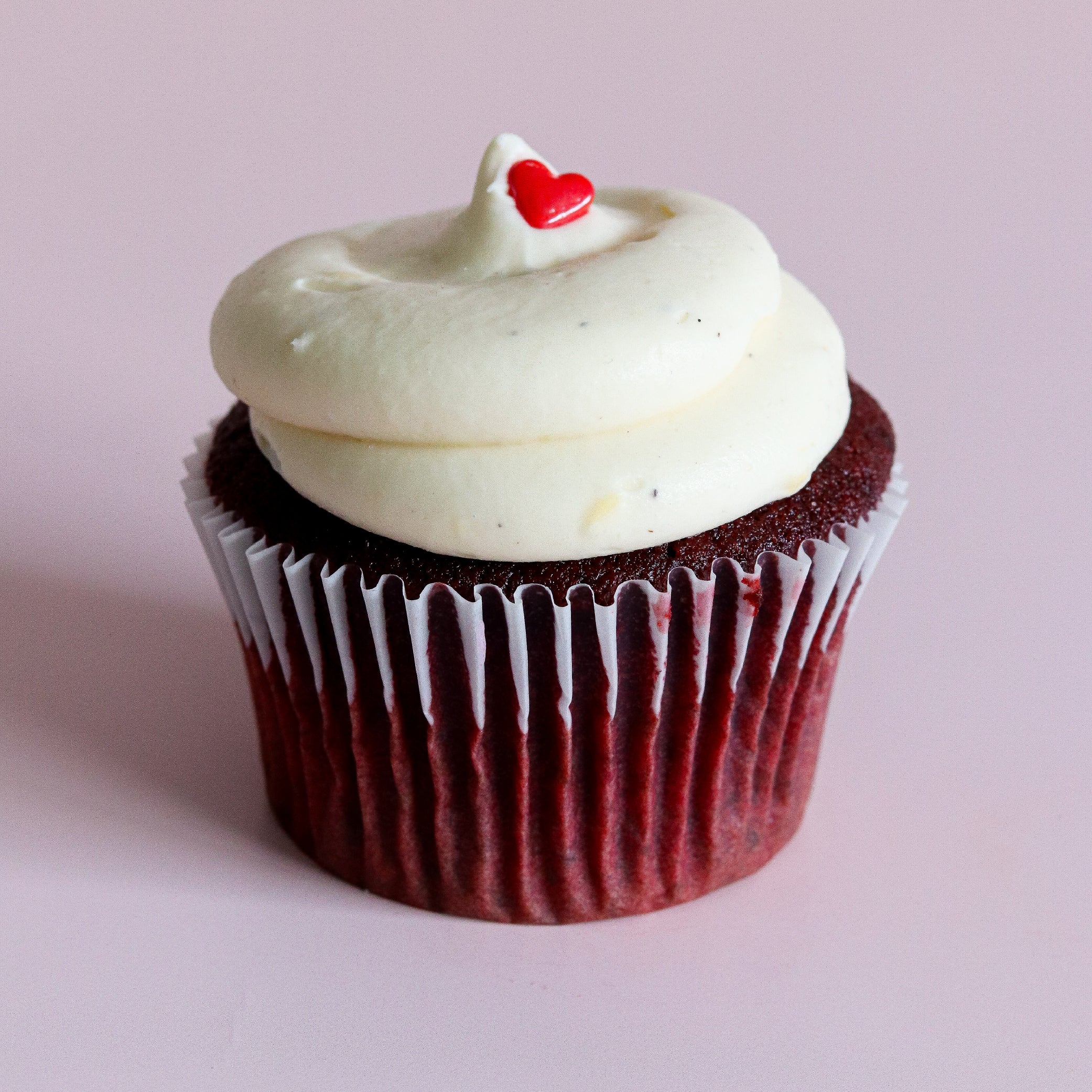 Ruby Red Cupcake